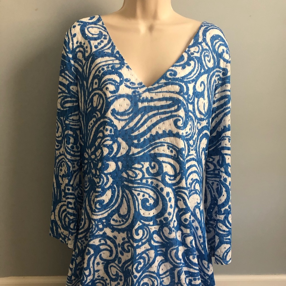 Lilly Pulitzer Jade Tunic Current Affairs Dress XL